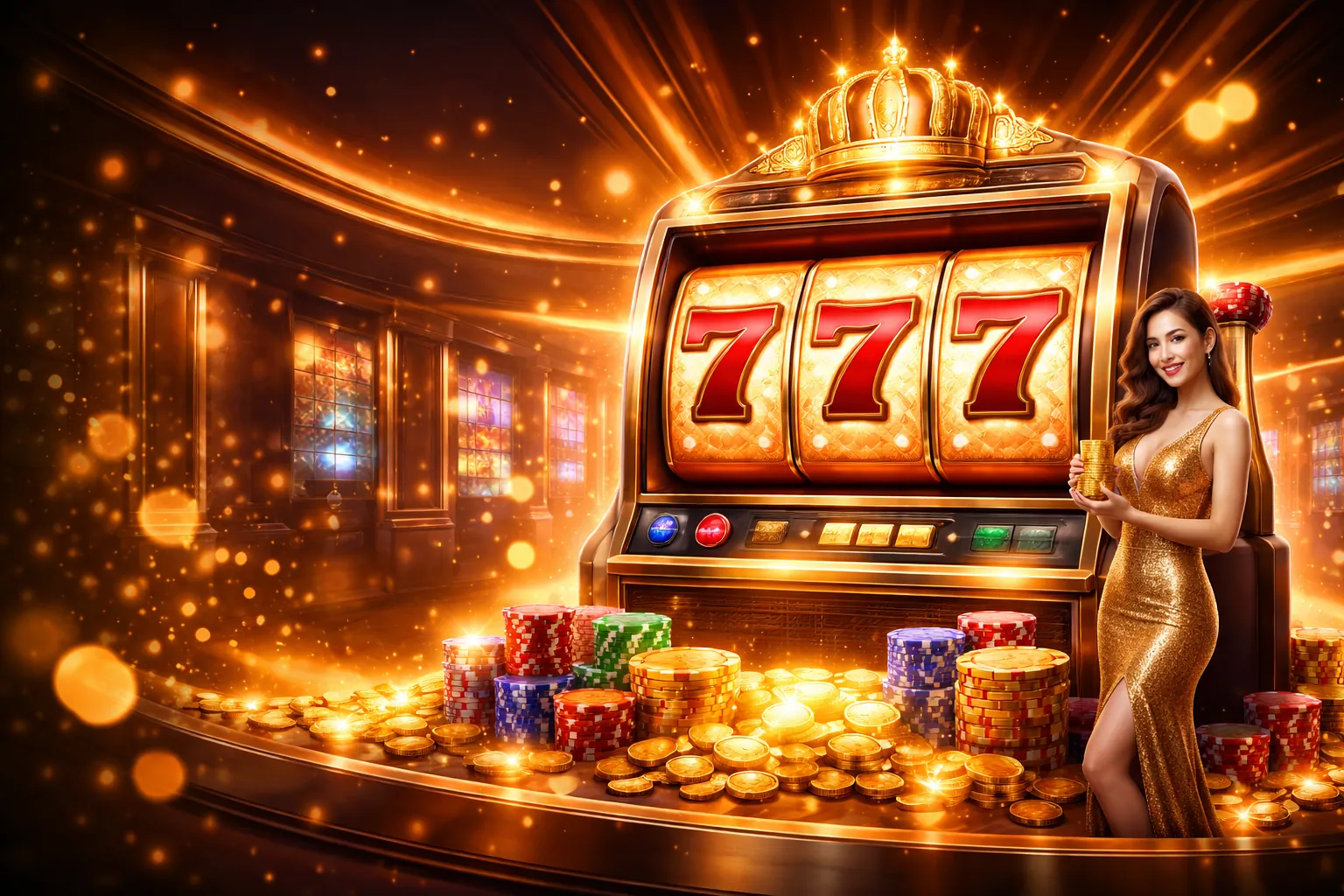 Hình ảnh sòng bài trực tuyến với dealer chuyên nghiệp